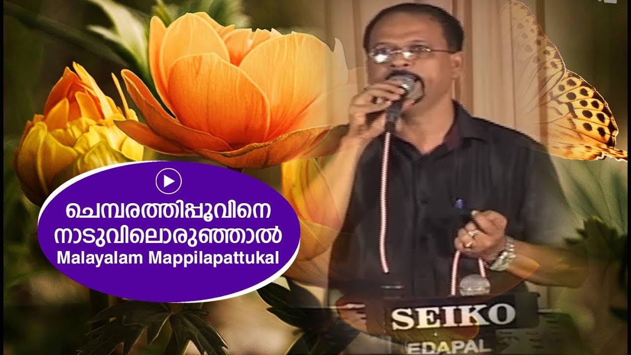 ചെമ്പരത്തിപ്പൂവിന് നാടുവിലൊരൂഞ്ഞാൽ  || Edappal bappu || Mappila song || Malayalam song