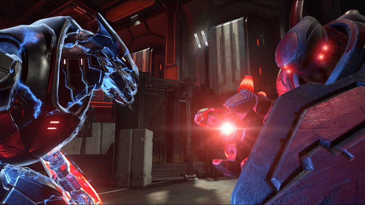 Halo Infinite AI Battle - Jega 'Rdomnai vs Hunter Officers