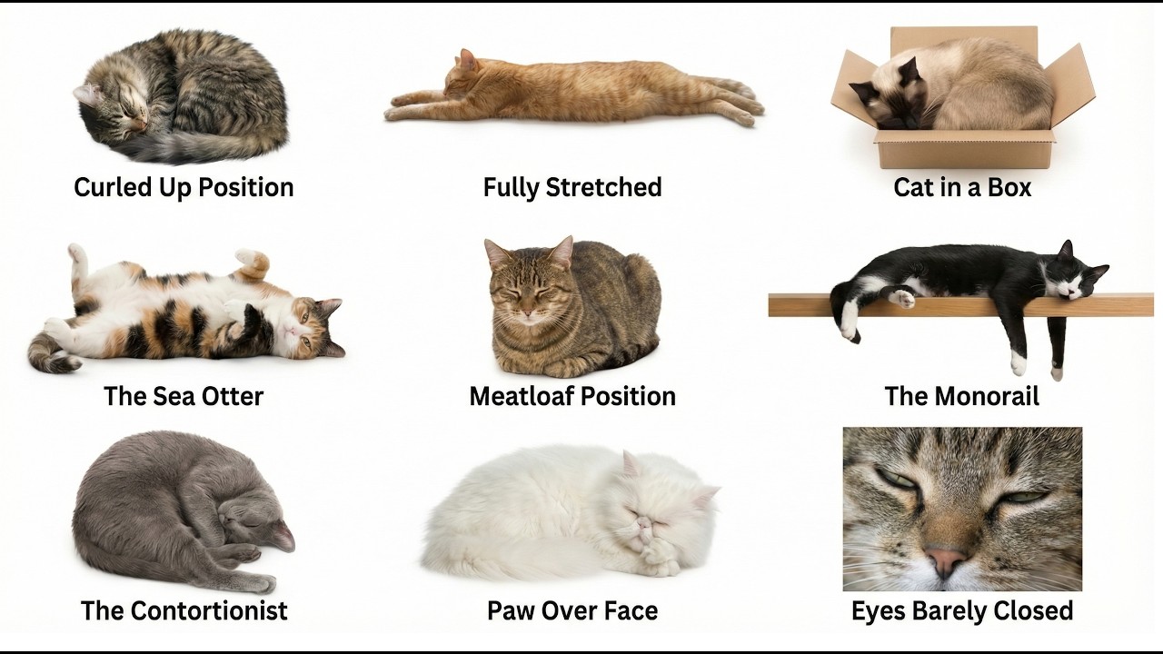 What Your Cat’s Sleeping Position Says About Them