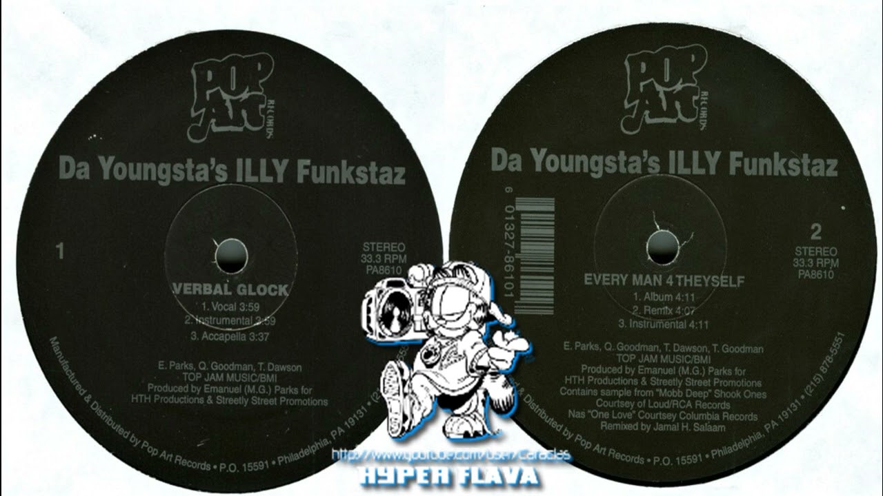 Da Youngsta's - Verbal Glock / Every Man 4 Theyself (Full VLS) (1996)