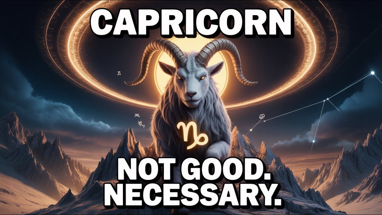 Capricorn ♑ Is NOT a Good Person — They’re Necessary (This Will Trigger You)
