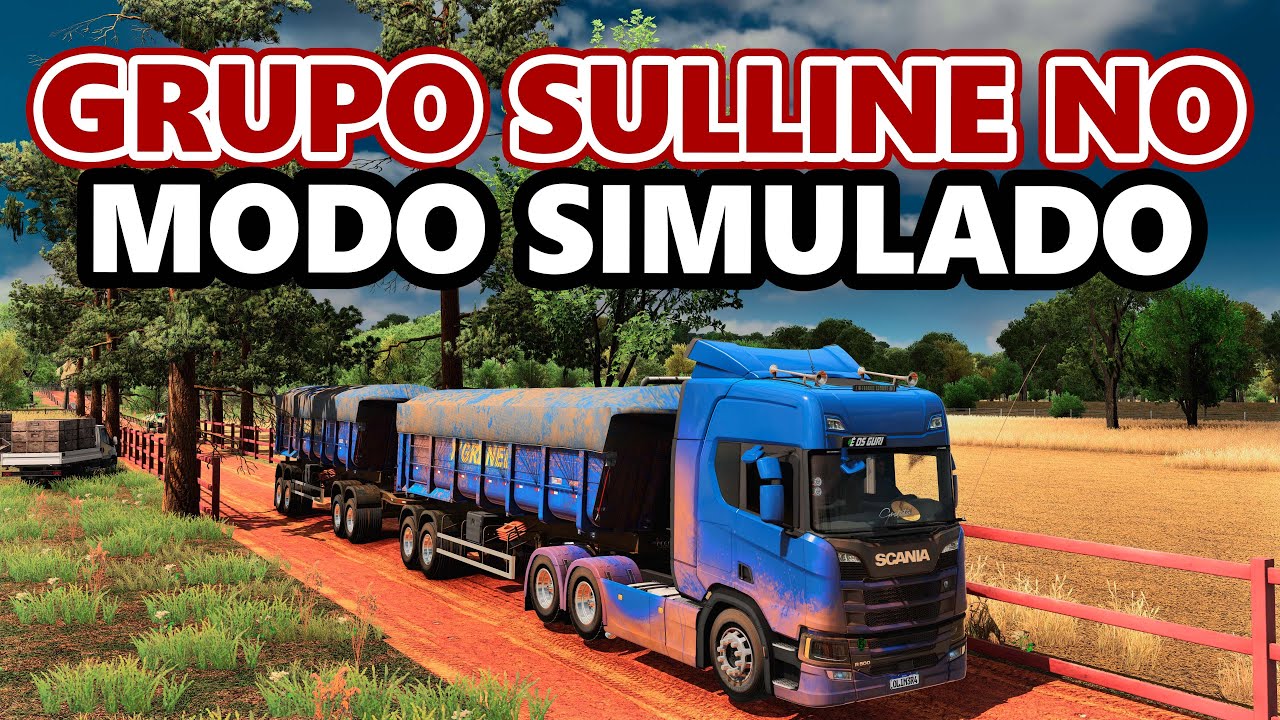 Olha como é um COMBOIO organizado do grupo SULLINE | Mapa MG Interior ets2 AO VIVO