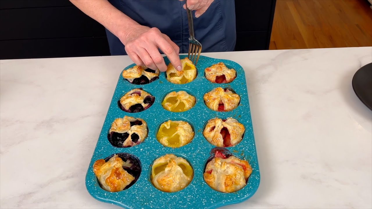 Berry and Lemon Mini Pies