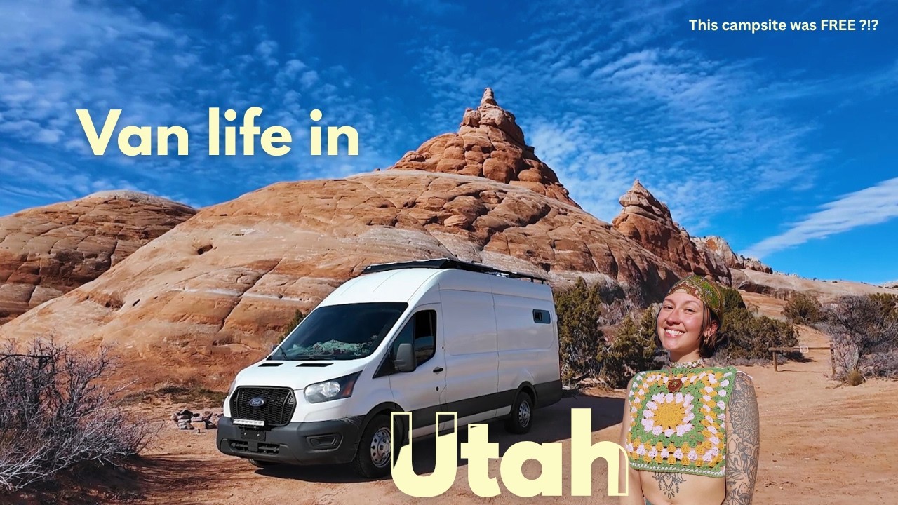 Winter Van-life in Utah | Camping on Free BLM Land
