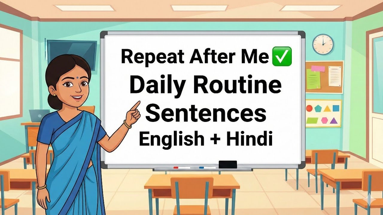 Daily Use English Sentences ✅ For Home + Office | Hindi Meaning