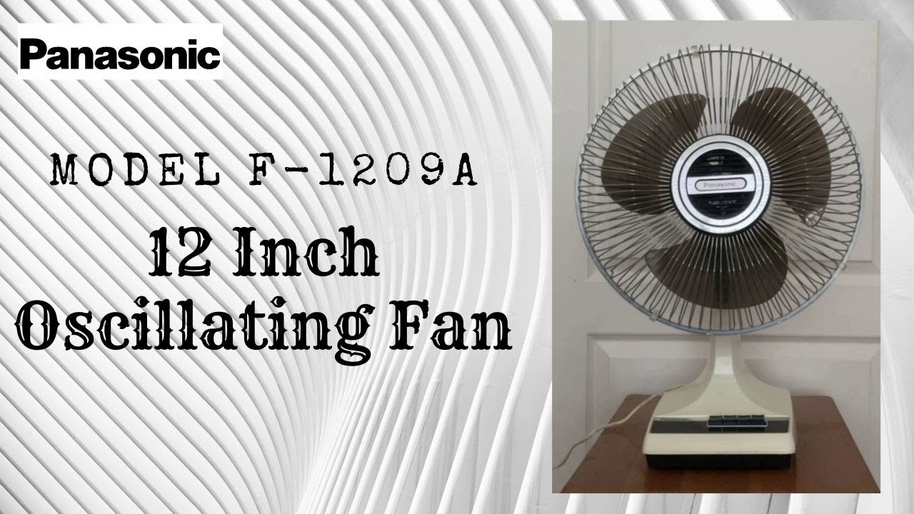 Panasonic | Lasko F-1209A Oscillating Fan