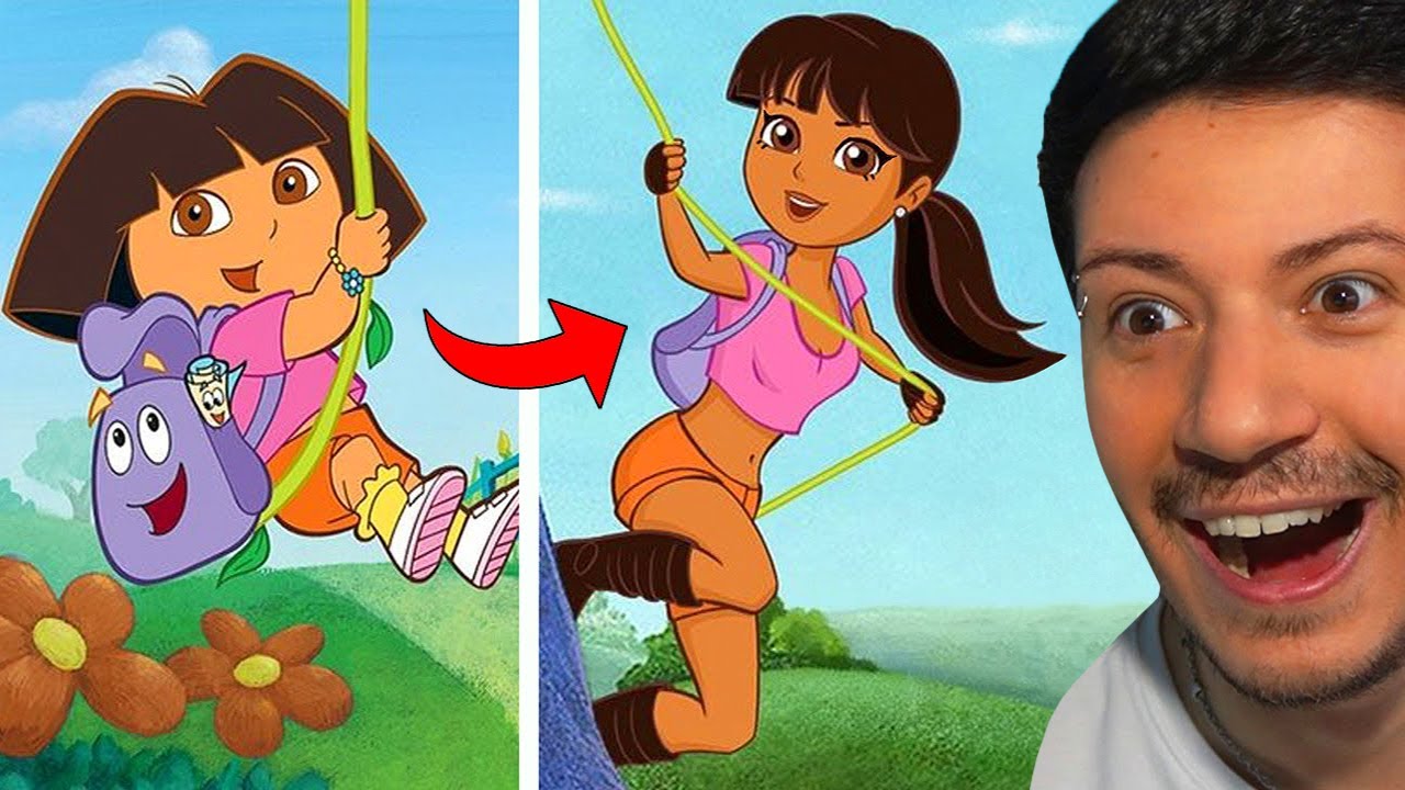 GLOW UP DEI PERSONAGGI DEI CARTONI ANIMATI *assurdo*