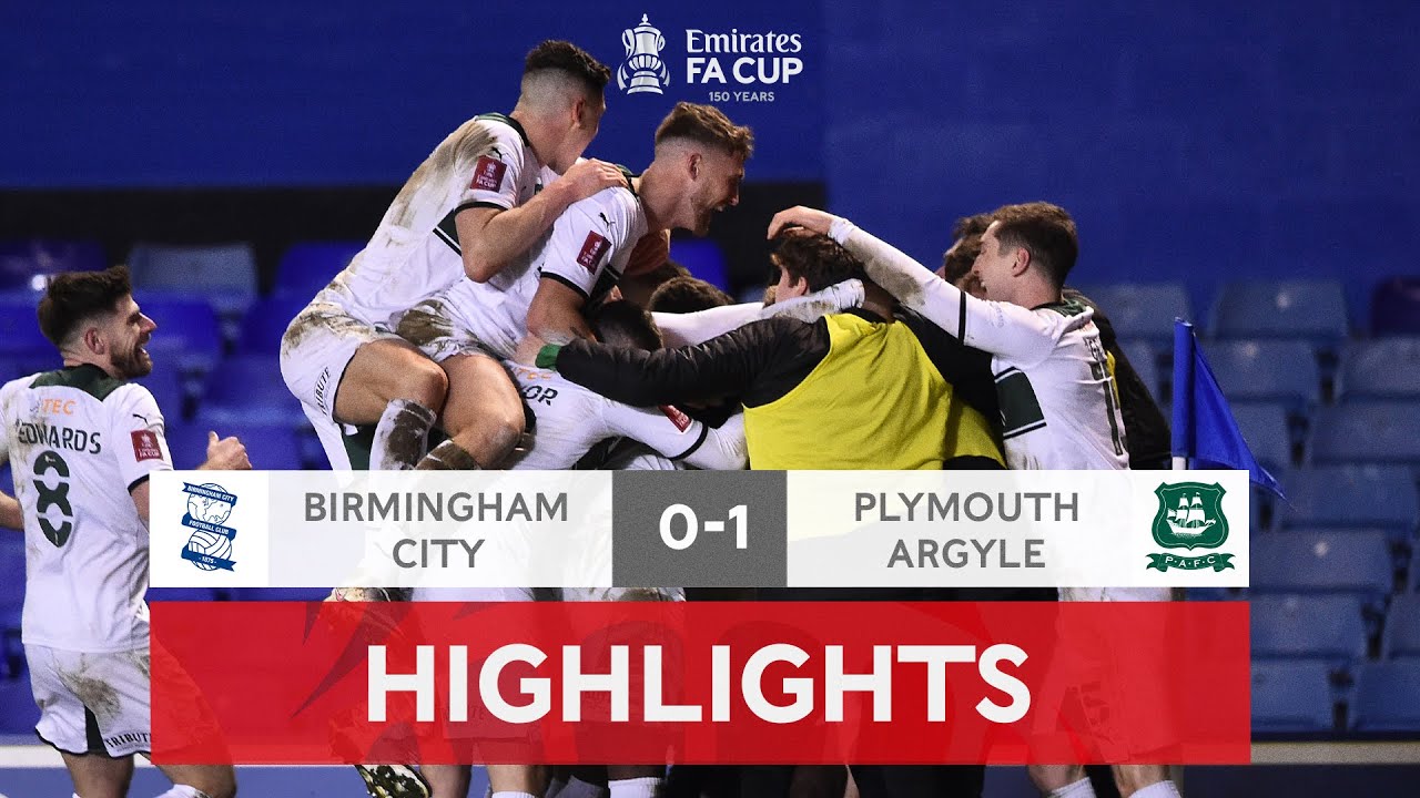 Ryan Law Fires The Pilgrims Through | Birmingham City 0-1 Plymouth Argyle | Emirates FA Cup 2021-22