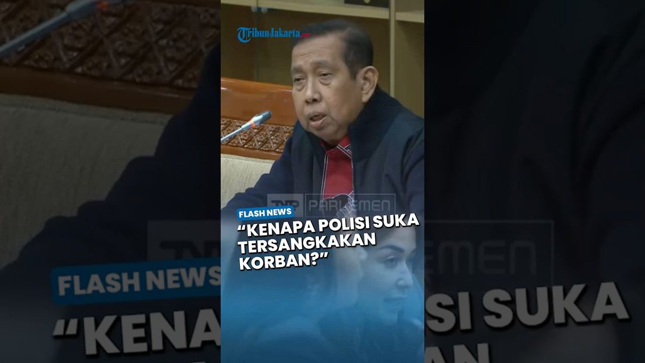 Kritik Tajam Irjen Pol (Purn) Safaruddin: Kenapa Sih Polisi Suka Sekali Tersangkakan Korban?
