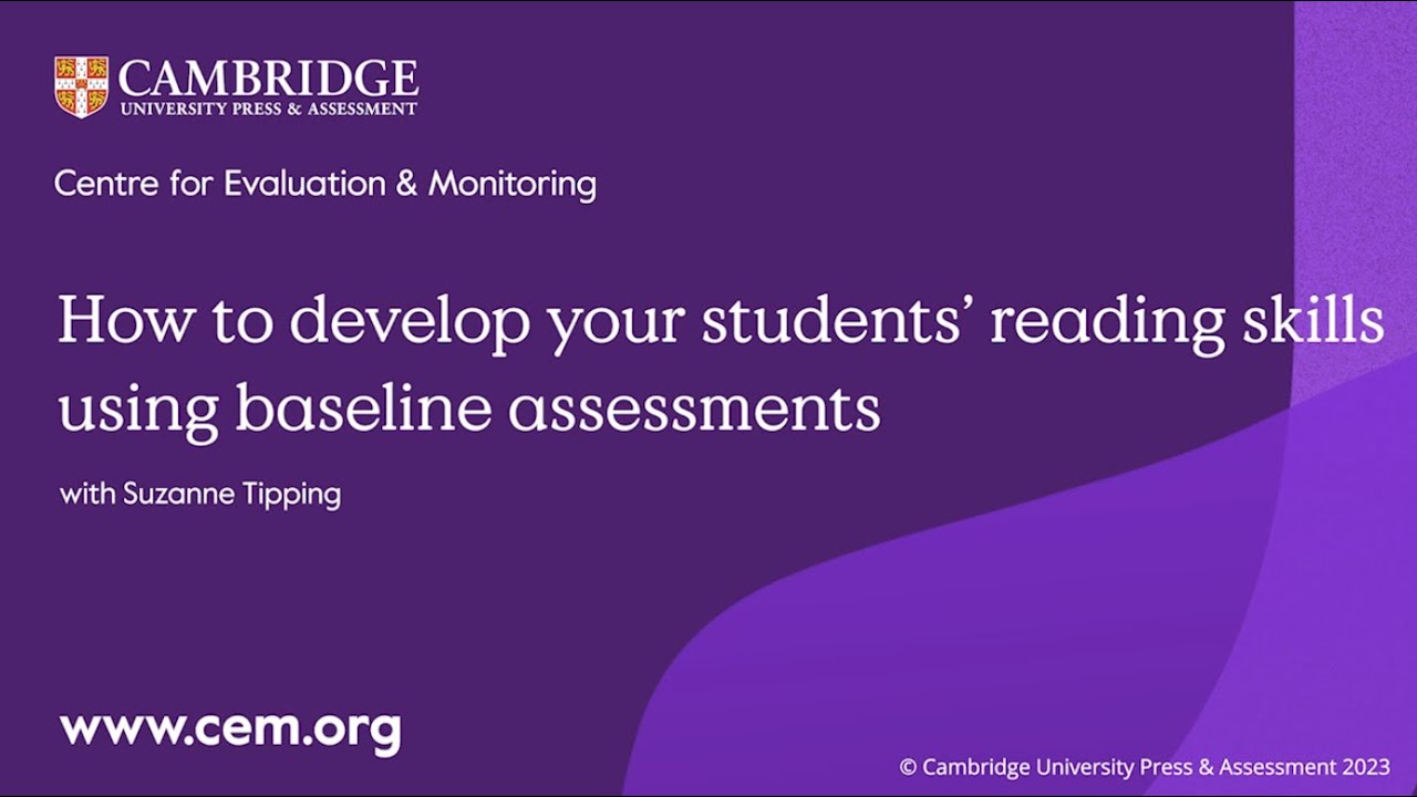 How to develop your students’ reading skills using baseline assessments