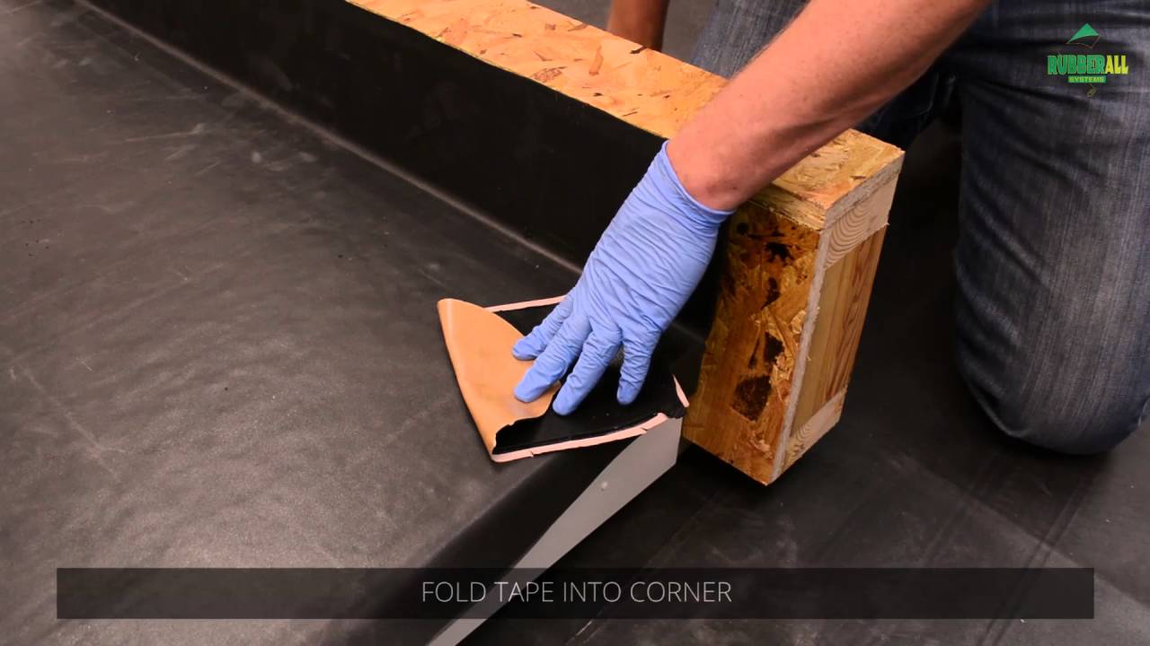 How to Install a Rubber Flat Roof - Part 4 - Upstands and Wall Flashing Details