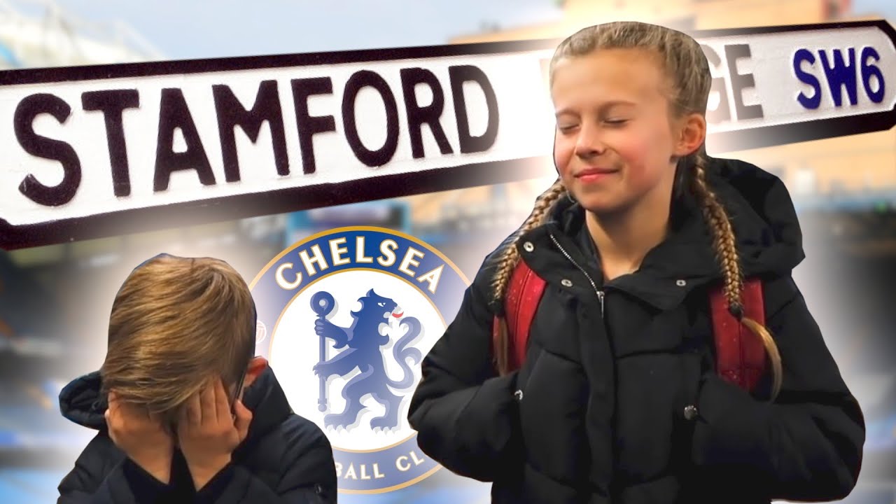 DAD SURPRISES KIDS MEETING THE TEAM AT CHELSEA FOOTBALL CLUB! *Emotional Reactions*