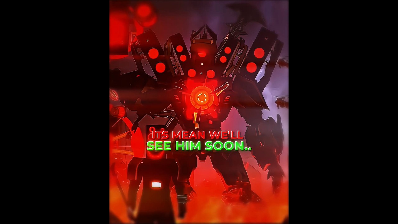 Titan Speakerman Is Very Close🔥🔥|Skibidi Toilet Edit 