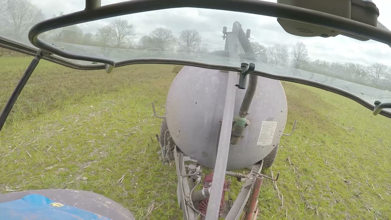 POV Gülle fahren mit einem New Holland T6020 Straight Pipe !