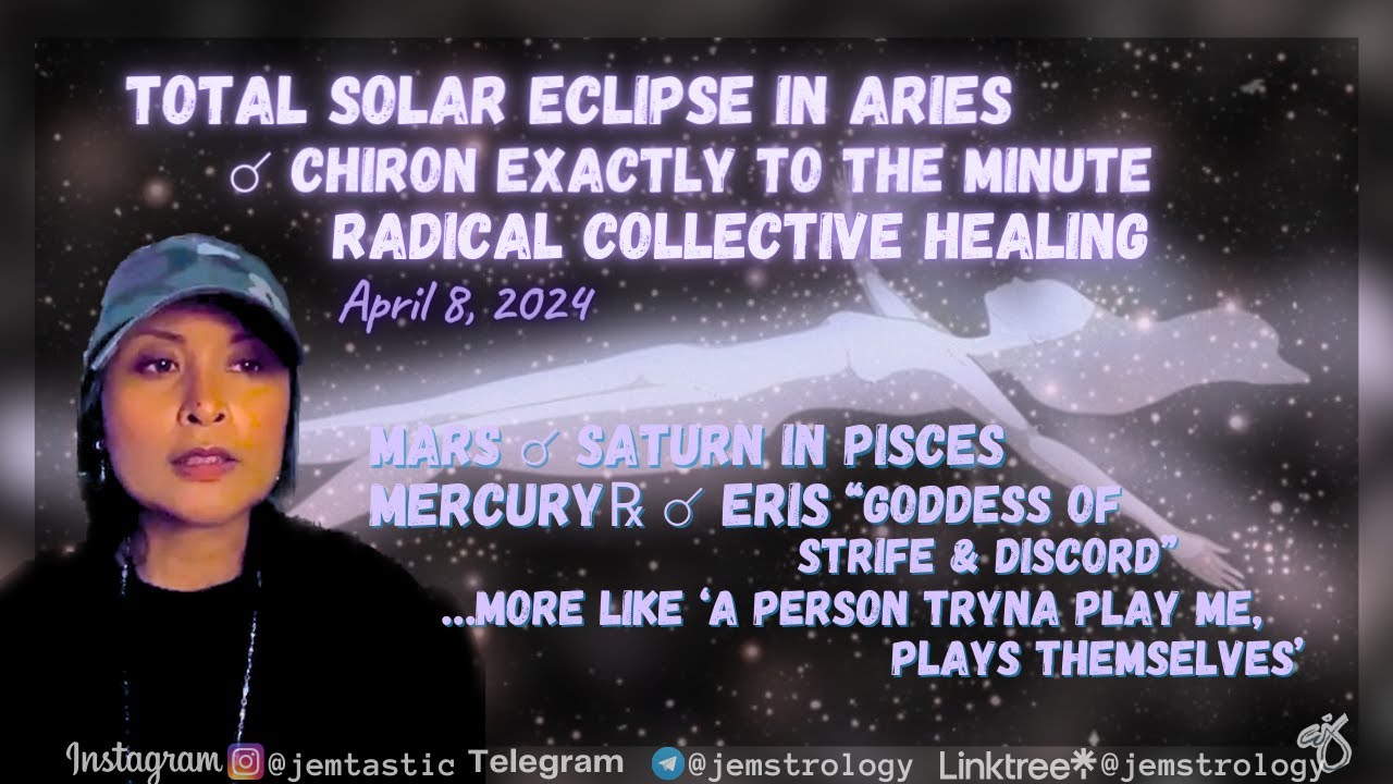North Node Total Solar Eclipse in Aries Co-occurring w/ Multiple Supportive Aspects for Big Healing
