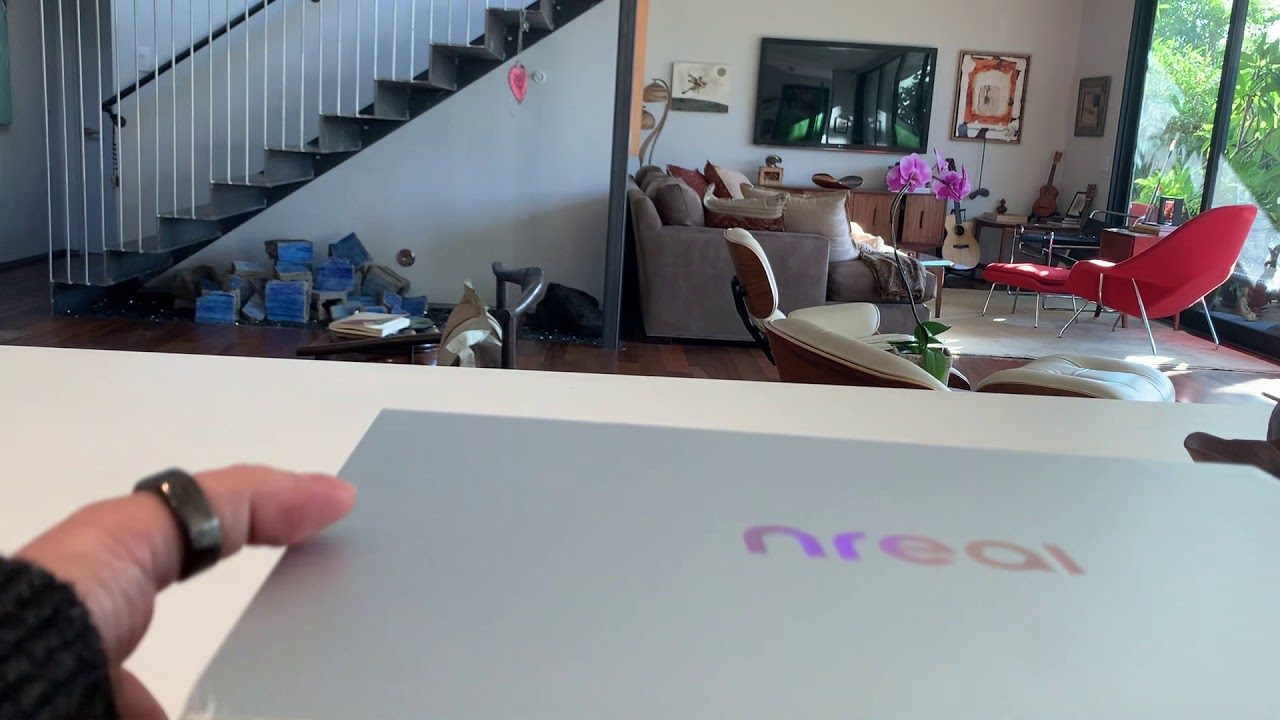 NREAL Mixed Reality Glasses with VR cover