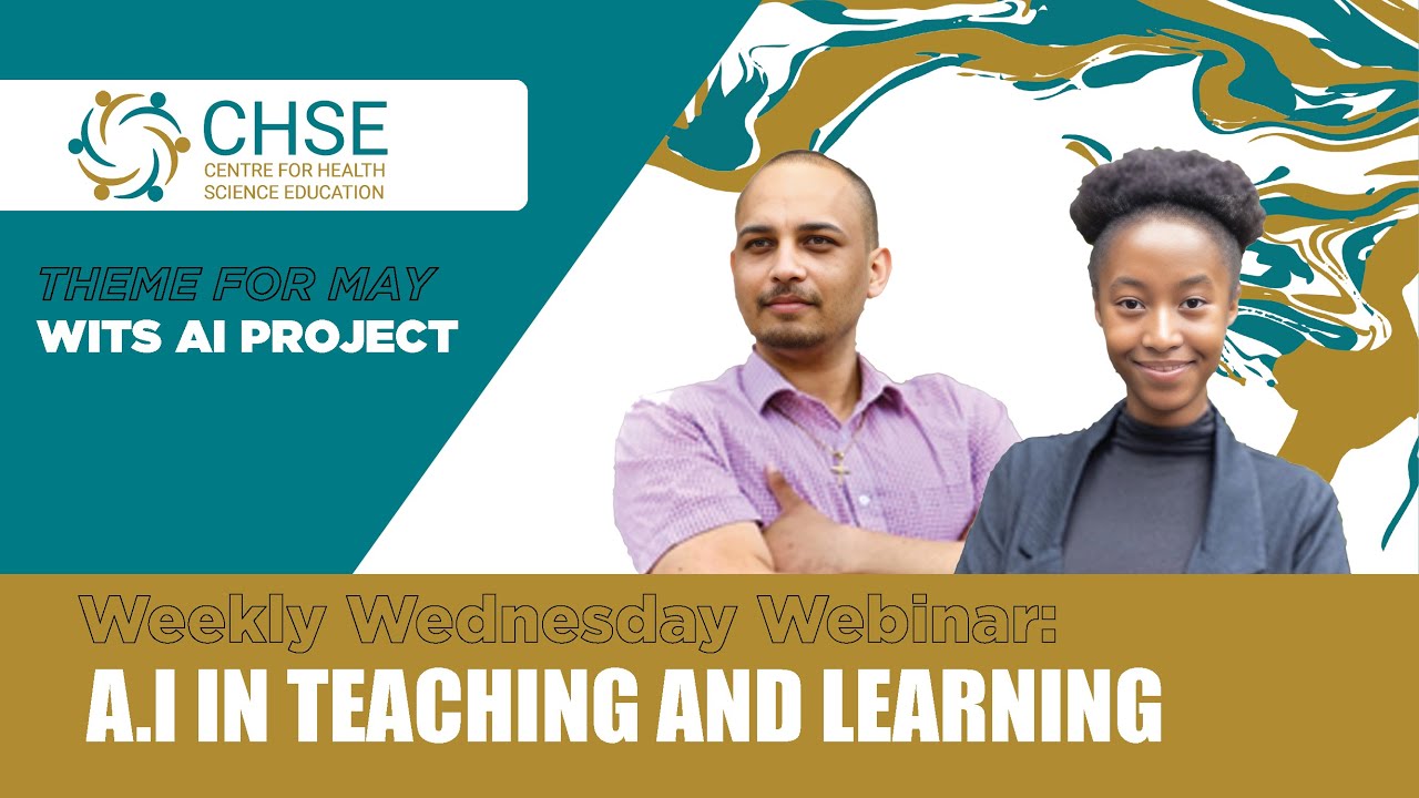 CHSE weekly webinar  WITS AI PROJECT