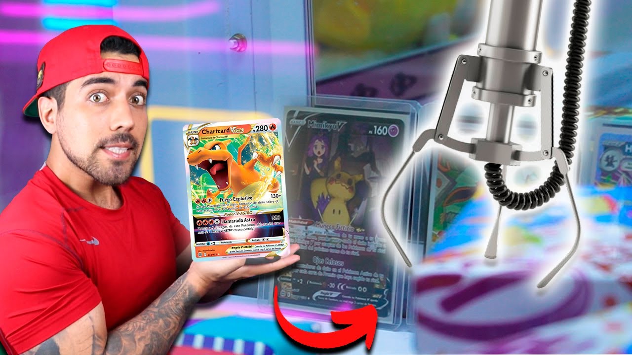 &iexcl;CARTAS POKEM&Oacute;N EN LA M&Aacute;QUINA DE GARRA!