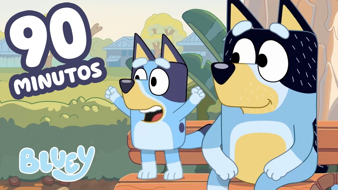 Nunca desista 💪💙 | 90 minutos de coragem | Bluey Portugu&ecirc;s Brasil Canal Oficial