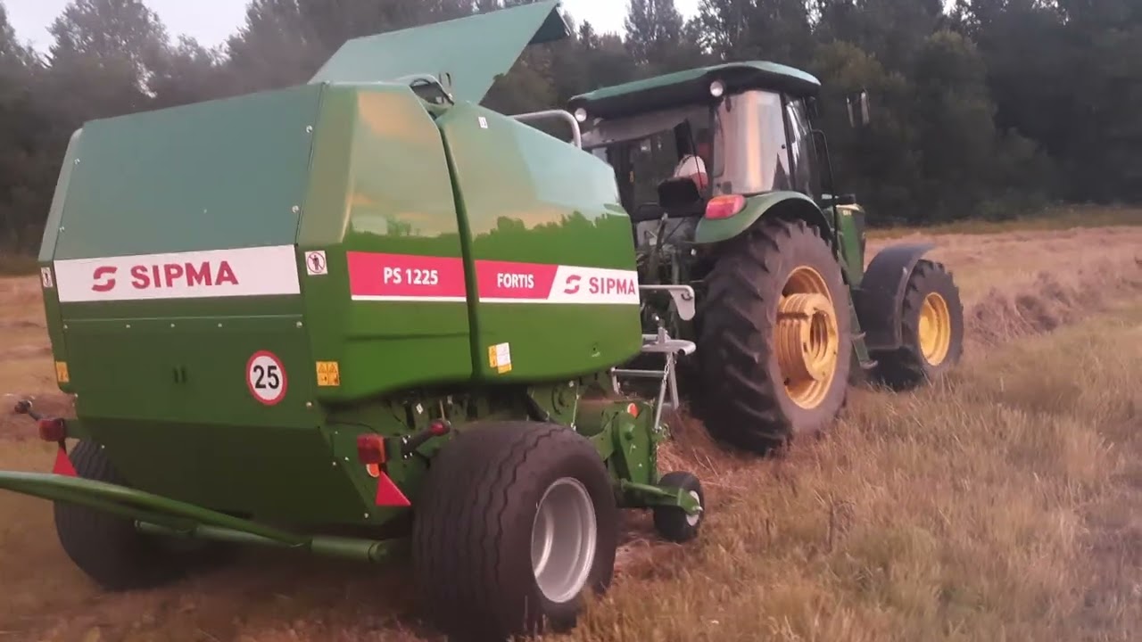 Запуск в работу пресс-подборщика Sipma PS 1225XC Fortis