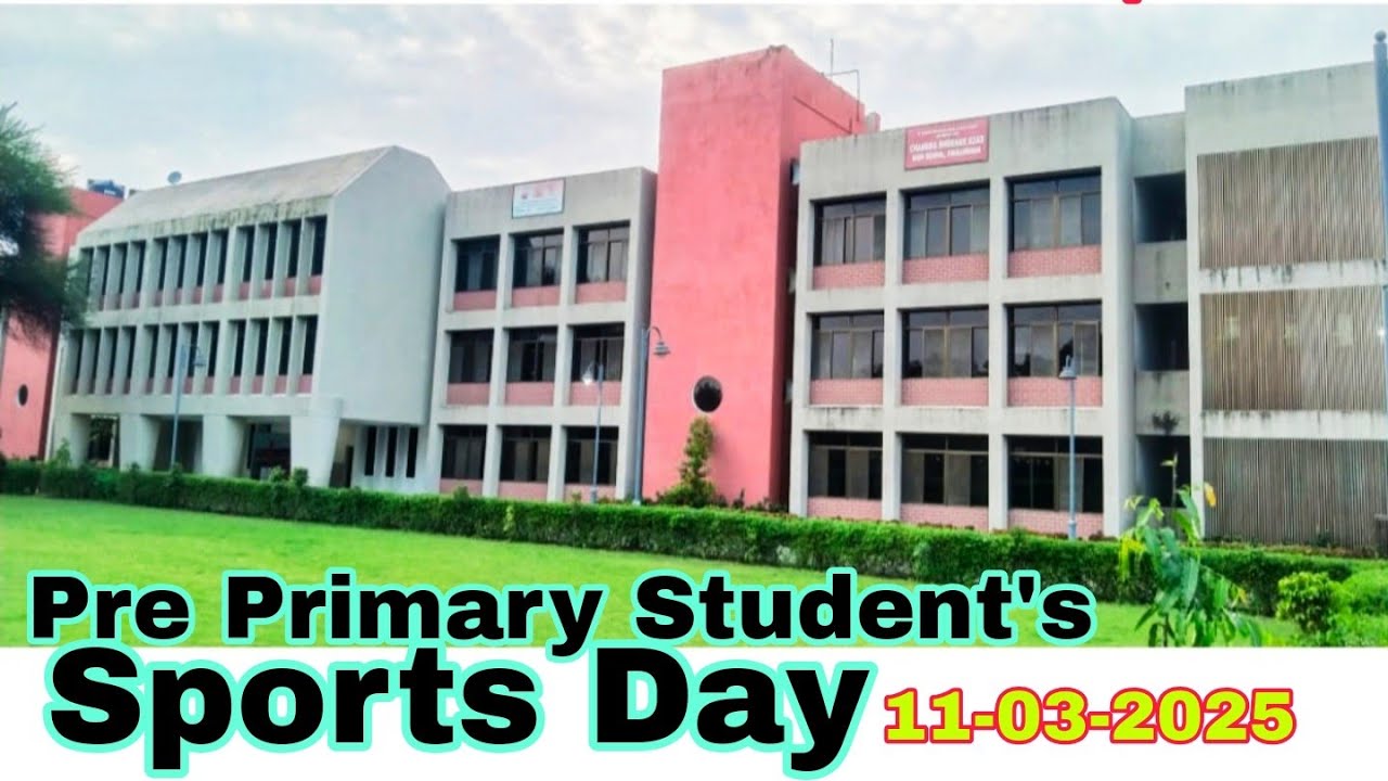 Our school PM SHRI GUPS RINGANWADA-EM, HM pre primary student's sports day.