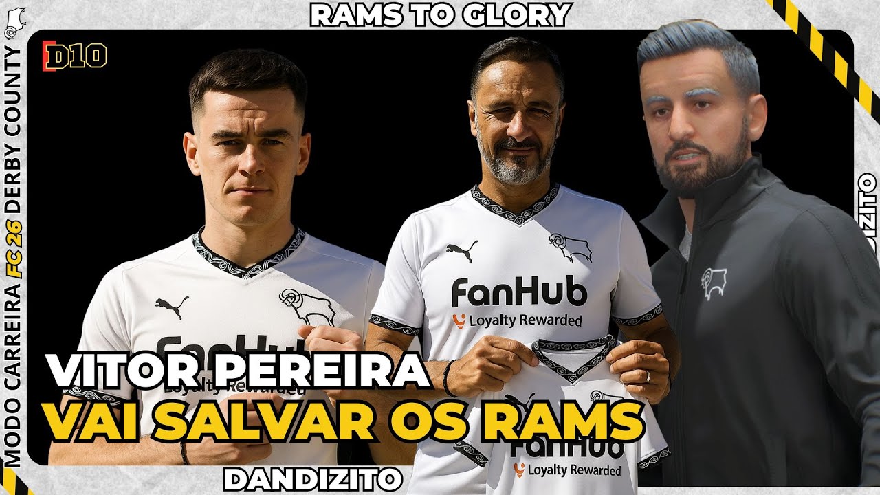 O INICIO DE VP NO DERBY COUNTY | Modo Carreira REALISTA EA FC26 | RAMS TO GLORY