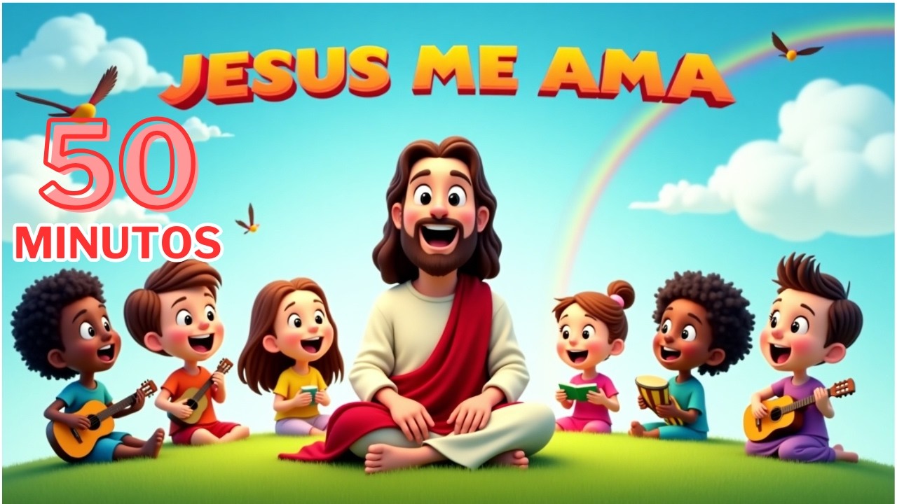 🎵1 HORA de Canciones Cristianas para Niños 👧🧒❤️