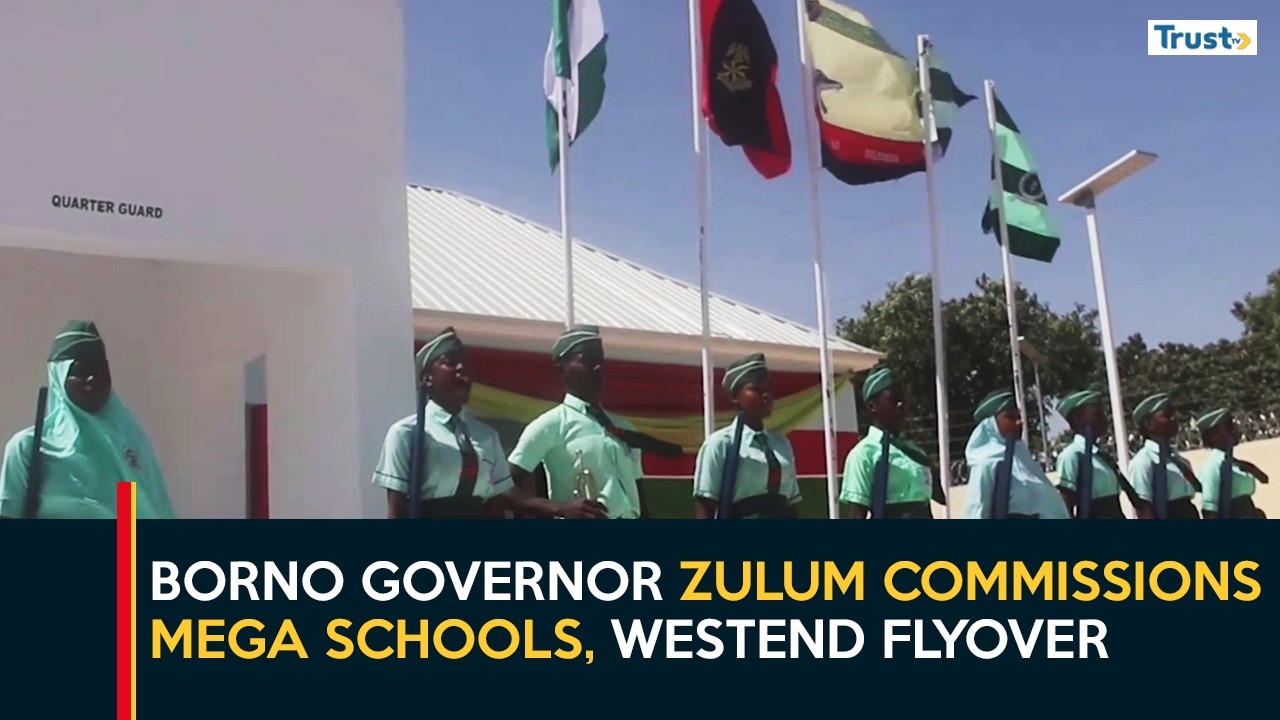 Borno Governor Zulum Commissions Mega Schools, Westend Flyover