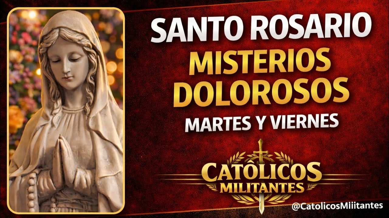 🌹📿Misterios Dolorosos | Hoy martes 24 de febrero  de 2026 | Santo Rosario #santorosariodehoy 