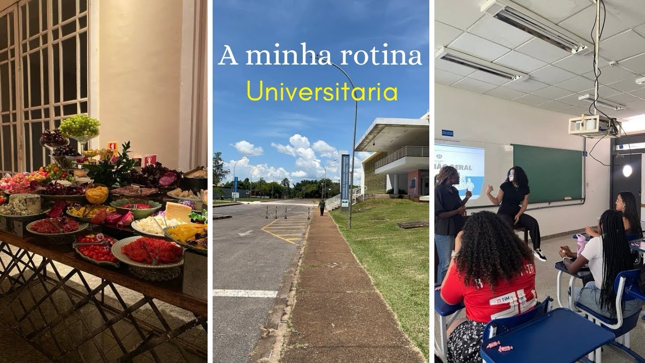Minha rotina universitária📚✏️( arrume-se comigo💞, dias de aula e muito mais )