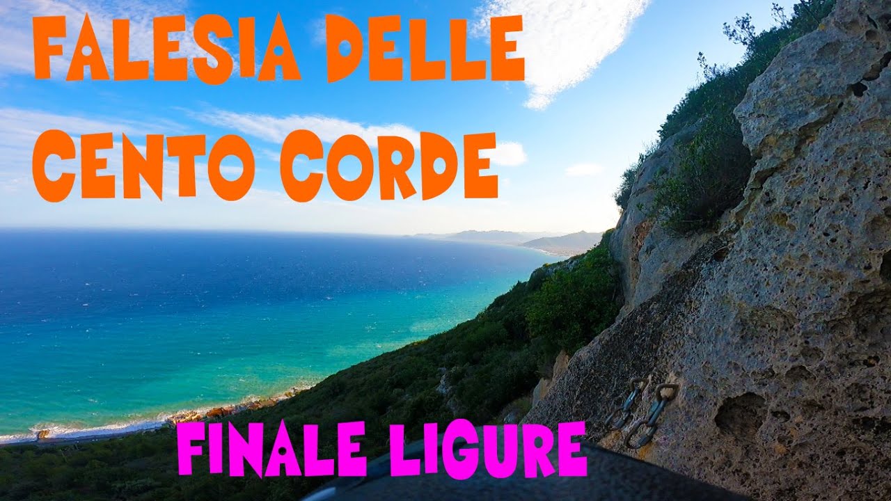 CLIMBING OVER THE SEA - FALESIA DELLE CENTO CORDE - FINALE LIGURE
