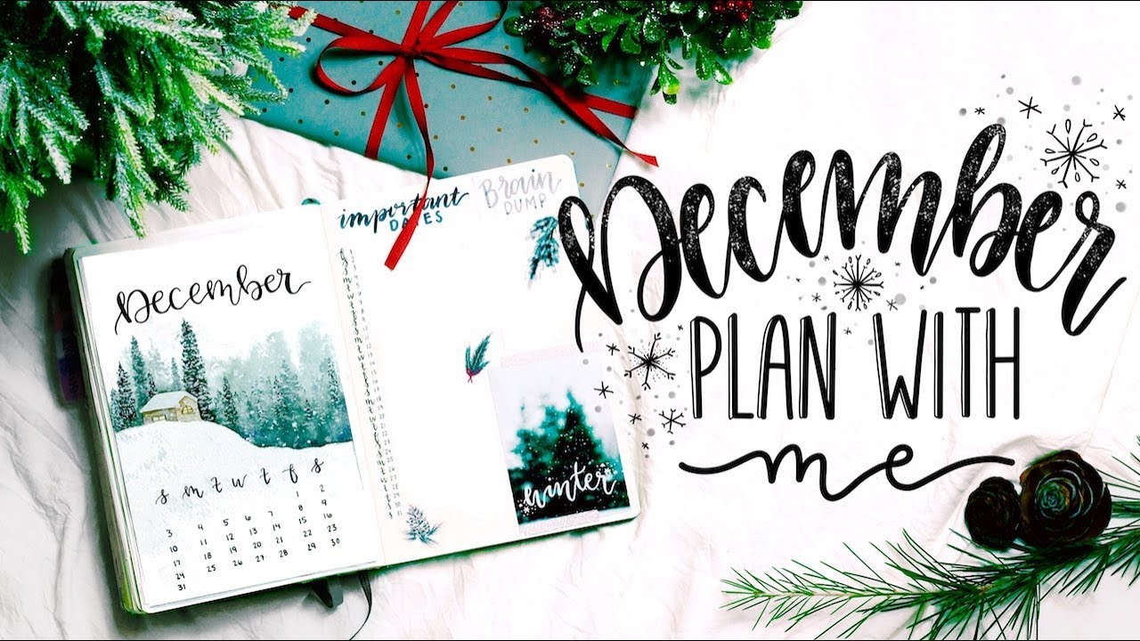 PLAN WITH ME | December 2017 Bullet Journal + November Flip Through