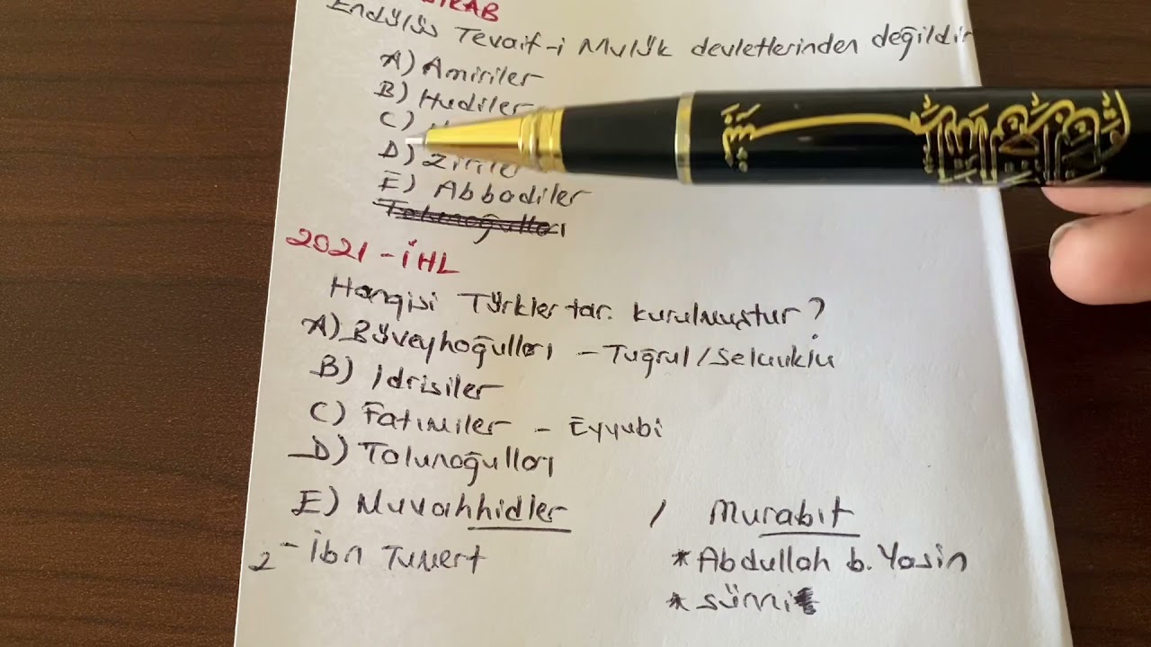 4 Halife-Emevi-Abbasi Soru Çözüm/ Genel Tekrar🖋