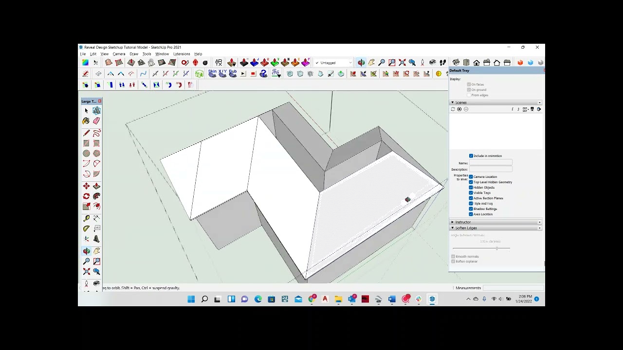 28 Creating Roofs - Sketchup Tutorial