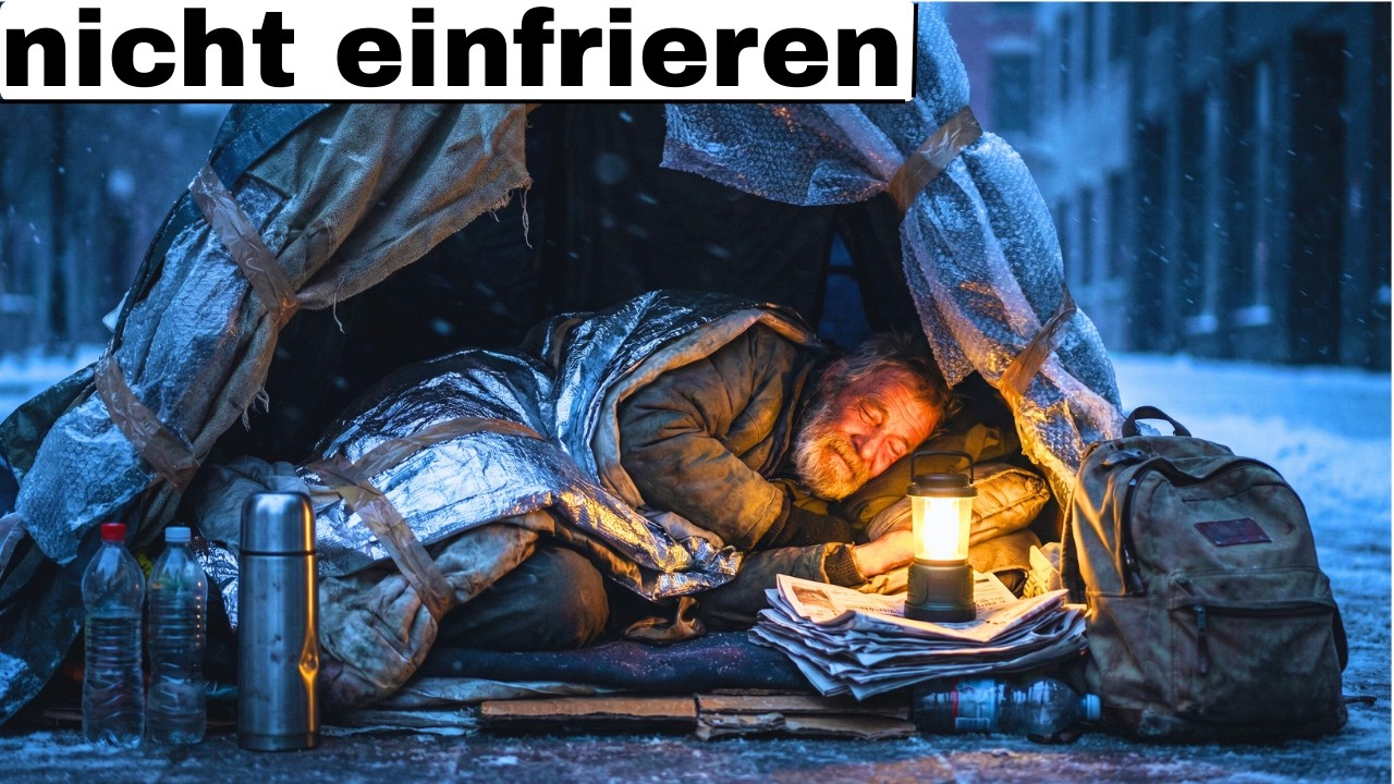 Wie Obdachlose sich bei 0°F (-25 °C) warm halten und schlafen