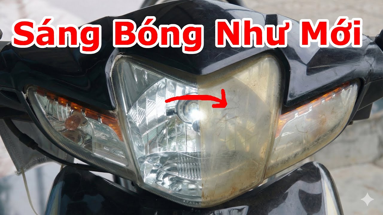 Cách Làm Mới Bóng Đèn Xe Cũ Ố Vàng Mờ Đục Trong 5 Phút / Cách Phục Hồi Chóa Đèn Bị Mờ Đục Ố Vàng