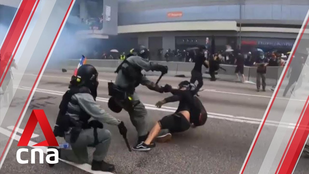 Hong Kong police warn of protesters moving 'one step closer to terrorism'