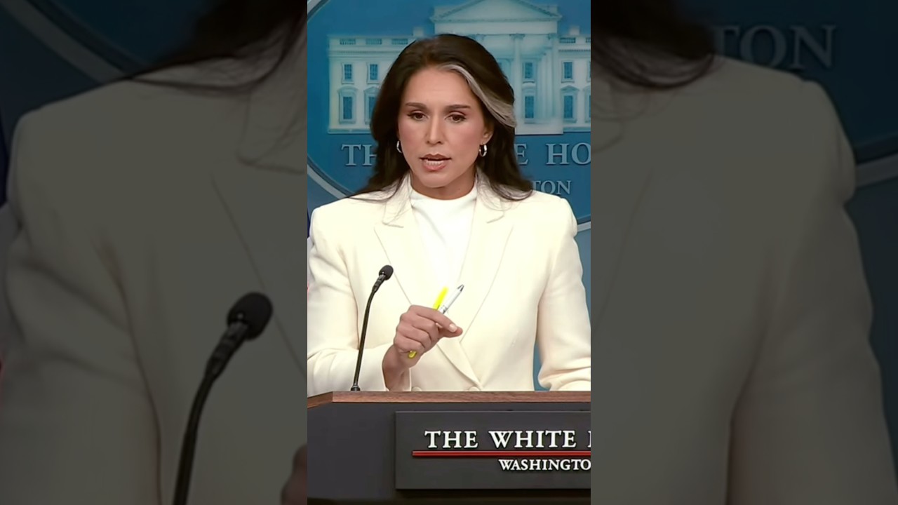 Reporter Asks Tulsi Gabbard  If Obama Committed Treason At White House Press Briefing: #tulsi