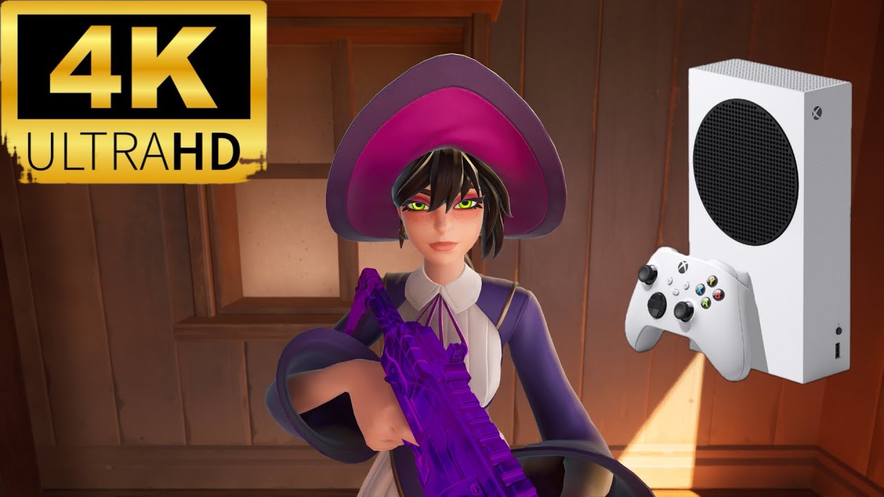 Fortnite Helsie Midnight Skin Gameplay Xbox Series S (4K120FPS)