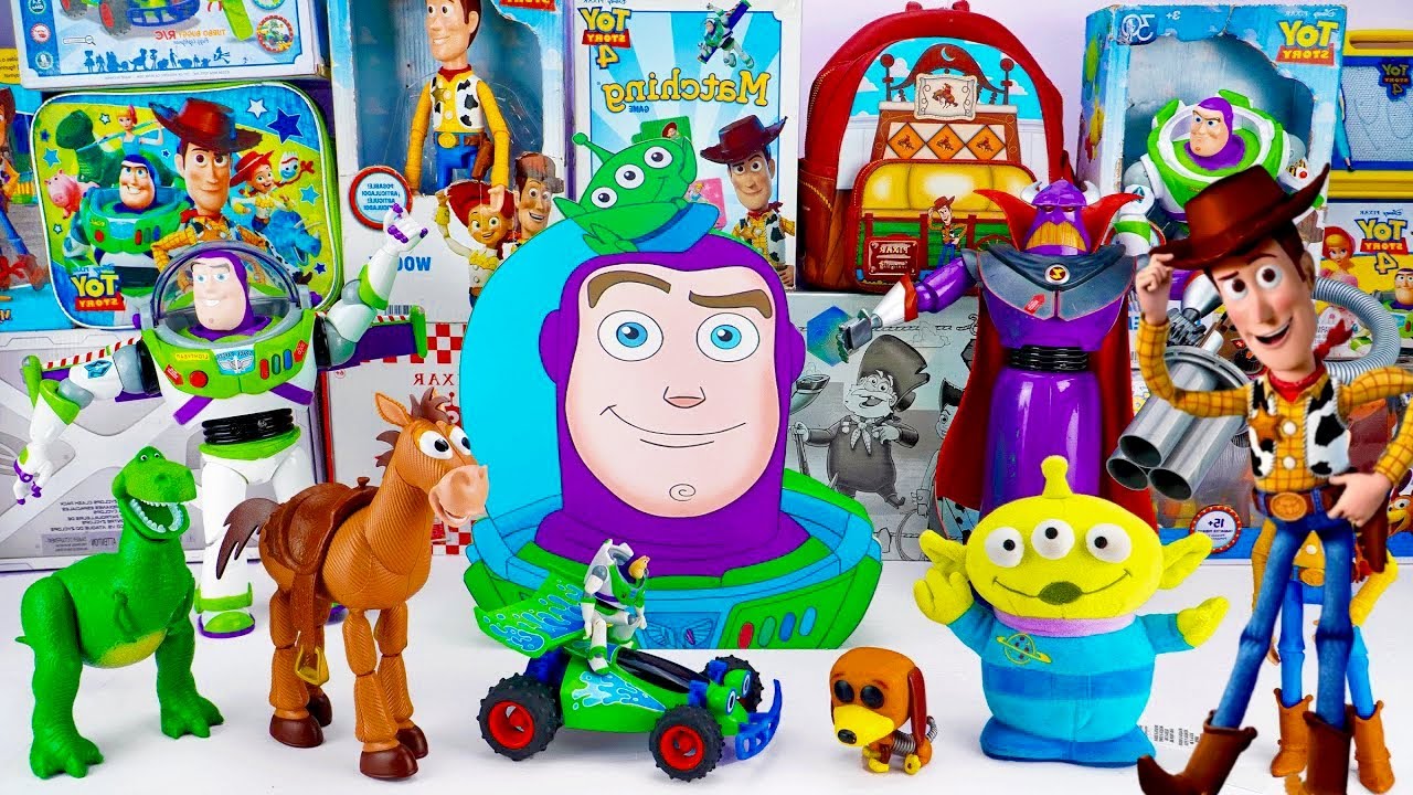 Disney Pixar Toy Story toy Unboxing collection ASMR | Woody & Bullseye & Mystery Buzz Lightyear Box