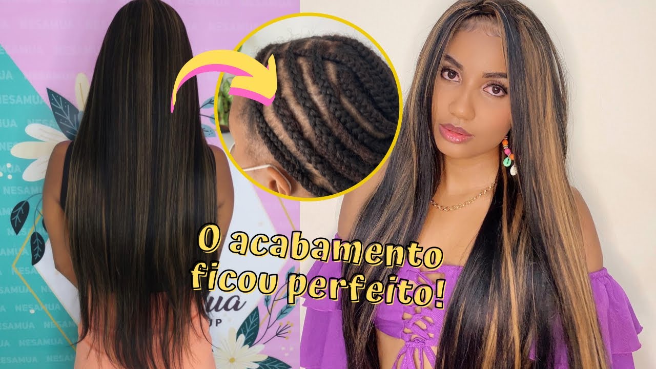 EU N&Atilde;O ESPERAVA ESSE RESULTADO! * Cabelo org&acirc;nico liso * 😱😱