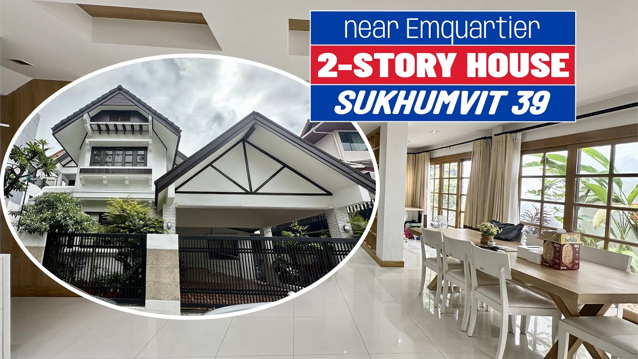 2 Story House Near Emquartier on Sukhumvit 39 - Bangkok Property Tour by @condodee