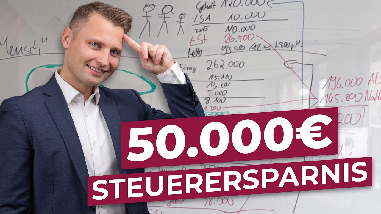 50.000€ Steuerersparnis! Holding-Struktur mit Stiftung & GmbH