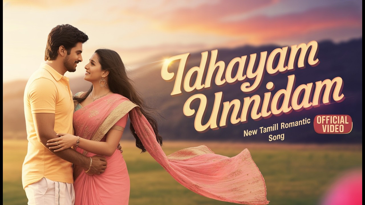 Idhayam Unnidam (Official Video) | New Romantic Tamil Song | Soulful Love Melody