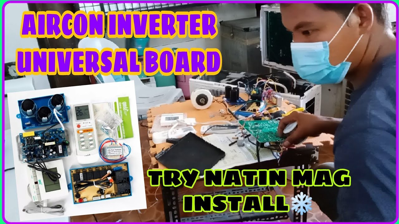 UNIVERSAL INVERTER BOARD CONVERTION ON SPLIT TYPE AIRCON | UNIVERSAL PCB CONTROL