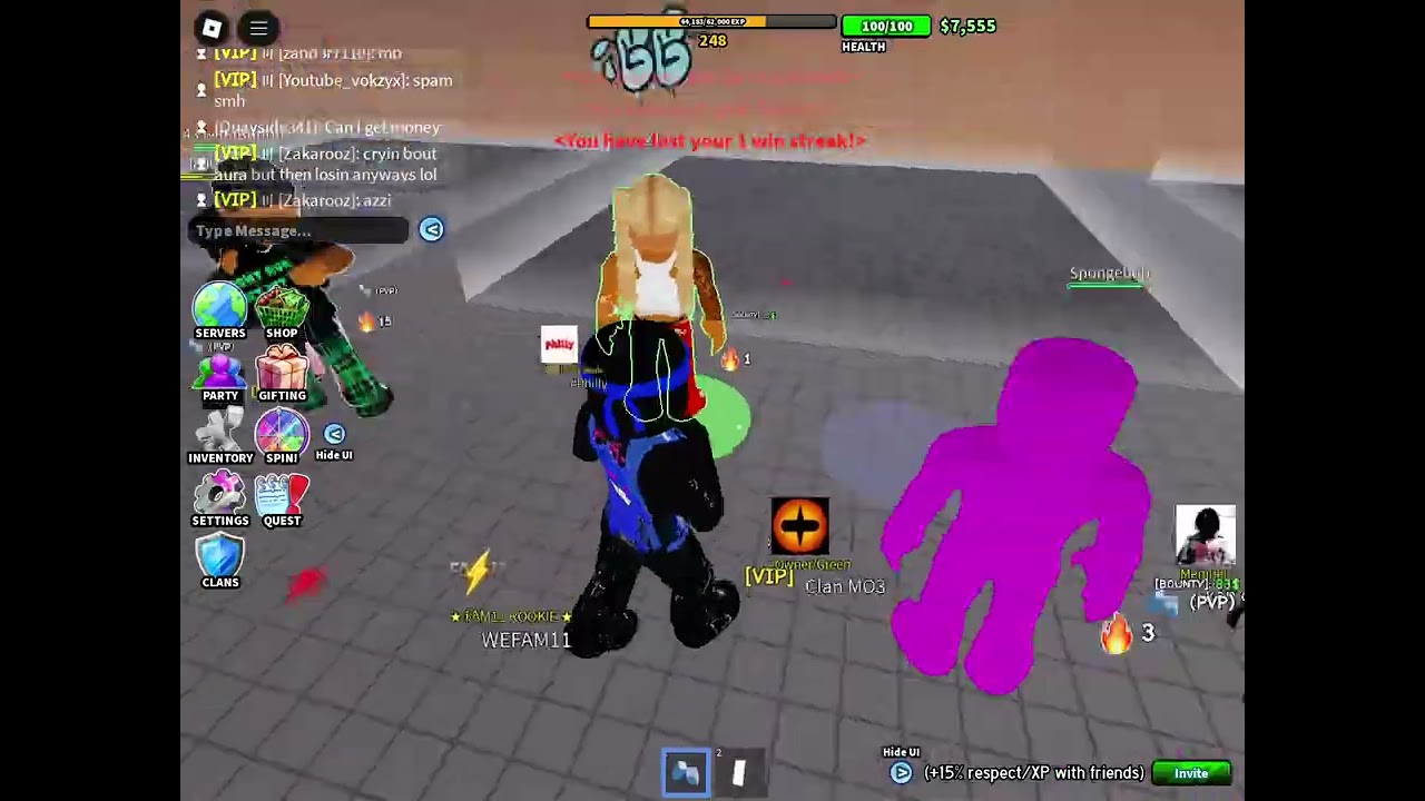 Pro Servers Roblox (Fight In A School) 1v1ning 🙌