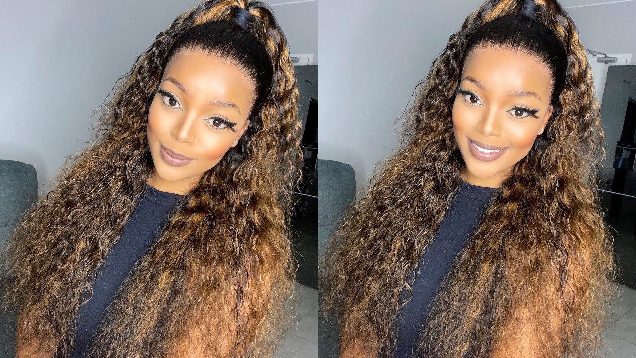 How to create a sleek up do pony on a curly wig in less than 20 minutes ft DonmilyHair ❤️