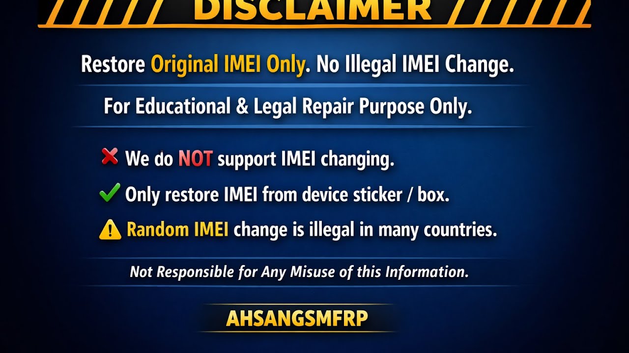 Samsung M12 (SM-M125F) Original IMEI Restore | Legal Repair Method