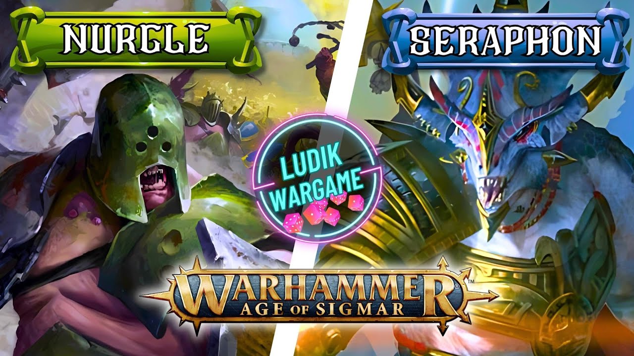 RAPPORT DE BATAILLE - AOS - NURGLE VS SERAPHON - Premium