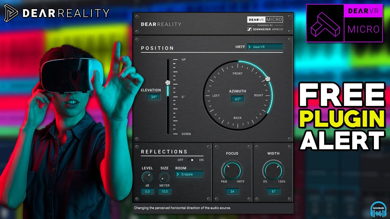 ВНИМАНИЕ! БЕСПЛАТНЫЙ ПЛАГИН! - Dear Reality dearVR MICRO 3D Panner